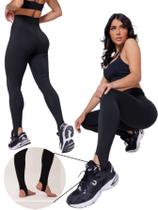 Kit 2 Calça Feminina Legging de Pezinho Skinny Cintura Alta com Suplex Power Academia Casual Kit 2 Calça Feminina Legging de Pezinho Skinny Cintura Alta com Suplex Power Academia Casual