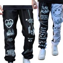 Kit 2 Calça Gringa Estampada Corta Vento 100% poliester Jogger Corta Vento Modelo Trapper