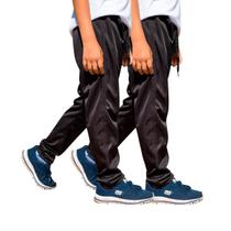 Kit 2 Calça Infantil Helanca Flanelada Agasalho Lisa