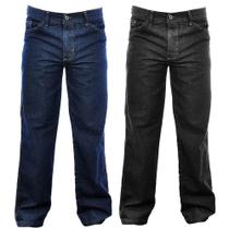 Kit 2 Calça Jeans de Trabalho Masculina Básica Tradicional