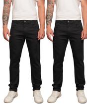 kit 2 Calça Jeans Masculina Skinny com Laycra linha Primium