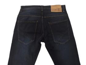 Kit 2 Calça Jeans Masculina Slim Escura Elastano Nº42