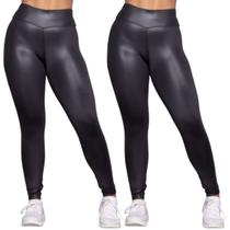 KIT 2 Calça Legging Cirre Vekyo Roupa Para Academia Treino Feminina Moda Fitness Musculação