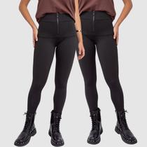 Kit 2 Calça Legging Feminina Levanta Bumbum Suplex Power Kit 2 Calça Legging Feminina Levanta Bumbum Suplex Power