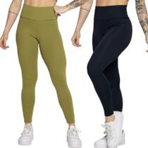 KIT 2 Calça Legging Smart Bella Fiore Cós Alto Roupa Para Treino Academia Moda Fitness KIT 2 Calça Legging Smart Bella Fiore Cós Alto Roupa Para Treino Academia Moda Fitness