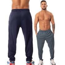 Kit 2 Calça Masculina Academia Treino Esportiva Bolso Lisa Kit 2 Calça Masculina Academia Treino Esportiva Bolso Lisa
