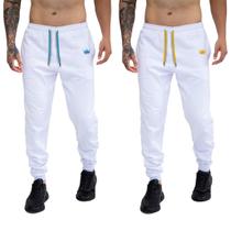 kit 2 Calça Moletom Com Bolsos Cintura Com Elástico Coroa e Cordão kit 2 Calça Moletom Com Bolsos Cintura Com Elástico Coroa e Cordão