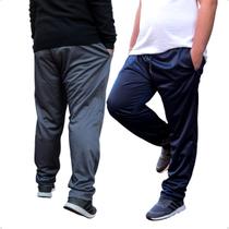 Kit 2 Calça Plus Size Masculina Treino Academia Cintura com Elástico 108