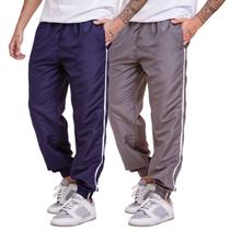 KIT 2 Calça Tactel Fit Masculina Esporte Adulto KIT 2 Calça Tactel Fit Masculina Esporte Adulto