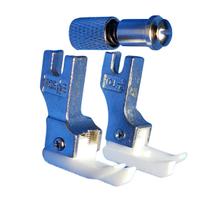 Kit 2 Calcador de Teflon Pesponto Compensado 2mm 1/16E Direito e Esquerdo Com Engate Rápido