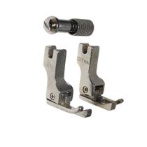 Kit 2 Calcador Pesponto Compensado 2mm 1/16N Direito e Esquerdo Com Engate Rápido Kit 2 Calcador Pesponto Compensado 2mm 1/16N Direito e Esquerdo Com Engate Rápido