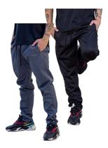 Kit 2 Calças Adulto Forrada Flanelada Peletizada Frio 075 Pr Kit 2 Calças Adulto Forrada Flanelada Peletizada Frio 075 Pr