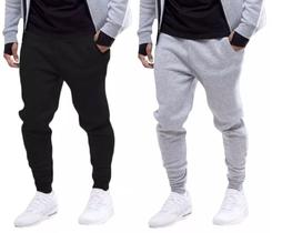 Kit 2 Calças De Moletom Masculinas Jogger Academia/Slin - JinkingStore