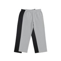 Kit 2 Calças de Moletom Unissex Cinza e Preto Tecido Grosso P ao GG