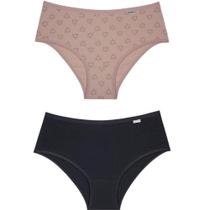 Kit 2 Calças DelRio 50368 Romance Estampado/Preto