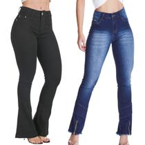 Kit 2 Calças HNO Jeans Petit Flare Azul Kit 2 Calças HNO Jeans Petit Flare Azul