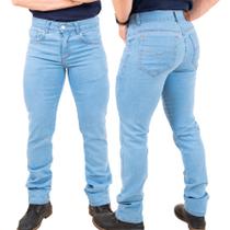 Kit 2 Calças Jeans Básica Masculina Tradicional 50 Ao 56
