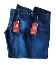 Kit 2 Calças Jeans Masculina Slim Elastano - Gj Onlaine Store