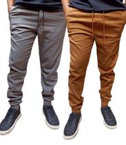 Kit 2 calças jogge elastano a pronta entrega calças de varias cores com elastico