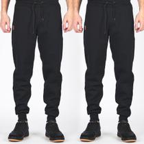 Kit 2 Calças Jogger de Moletom Peluciado Masculino