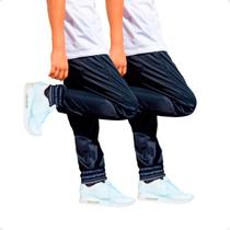 KIT 2 Calças Jogger Helanca Infantil Agasalho Flanelado Inverno Bolso Traseiro