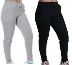 kit 2 Calças Jogger Moletom Feminina - Excelente Qualidade