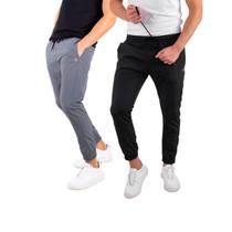 Kit 2 Calças Jogger Skinny Masculina Esporte Tecido Poliamida Premium