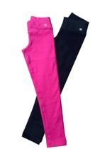 Kit 2 Calças Legging Cotton Infantil