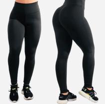 Kit 2 Calças Legging Feminina 3 D fitness levanta Empina Bumbum -Cintura Alta