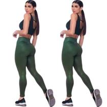 Kit 2 Calças Legging Feminina 3 D fitness levanta Empina Bumbum -Cintura Alta Kit 2 Calças Legging Feminina 3 D fitness levanta Empina Bumbum -Cintura Alta