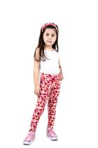 Kit 2 calças legging infantil tamanho 1 Kit 2 calças legging infantil tamanho 1