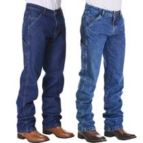 Kit 2 Calças Masculina Carpinteira HNO Jeans Costura Dupla Azul e Azul Escuro Kit 2 Calças Masculina Carpinteira HNO Jeans Costura Dupla Azul e Azul Escuro