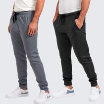 KIT 2 Calças Masculina Esporte Skinny Treino Academia Helanca 375