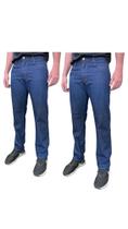 Kit 2 Calças Masculina Jeans Tradicional Basica Algodão Resistente Kit 2 Calças Masculina Jeans Tradicional Basica Algodão Resistente