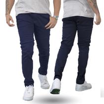 Kit 2 Calças Masculina Jogger Punho Elástico Streetwear