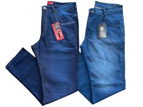 Kit 2 calças masculina modelo slim com elastano todas a pronta entrega