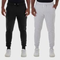 Kit 2 Calças Masculinas Moletom Slim Tucura Shirts