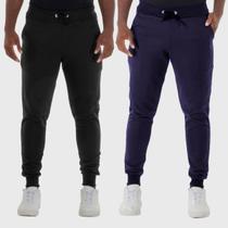 Kit 2 Calças Masculinas Moletom Slim Tucura Shirts