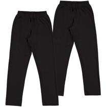 Kit 2 calças moletom adulto big dalri 231 plus size g1 g2 g3