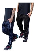 Kit 2 Calças Tecido Flanelado Grosso Forrado Inverno 082 Pr