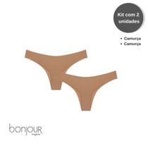 Kit/2 Calcinha Biquíni Bonjour KT35870 Corte à Laser Microfibra T. P/EG Kit/2 Calcinha Biquíni Bonjour KT35870 Corte à Laser Microfibra T. P/EG