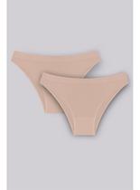 Kit/2 Calcinha Biquíni Trifil CK4217 Feminina Poá Relevo Sem Costura Microfibra T. P/1XG