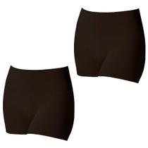 Kit 2 Calcinha Boxer Redutora Selene Sem Costura Feminina