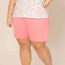 Kit 2 Calcinha com perna Samba canção feminina algodão Bermuda P ao G4 PF002 Kit 2 Calcinha com perna Samba canção feminina algodão Bermuda P ao G4 PF002