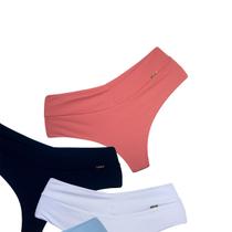 Kit 2 Calcinha Feminina Fio Dental Duplo Que Não Marca Kit 2 Calcinha Feminina Fio Dental Duplo Que Não Marca
