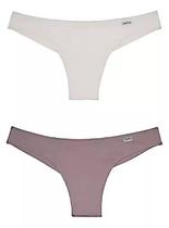 Kit/2 Calcinha Fio Dental DelRio 57870 Feminina Fio Duplo Microfibra T. P/GG
