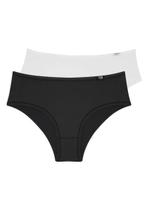 Kit/2 Calcinha Midi Sloggi 24547 Feminina Classic Microfibra T. P/XG