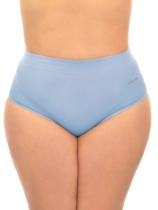 Kit 2 Calcinha Plus Size Cobertura Total Cintura Alta Lycra