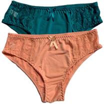 Kit 2 Calcinha Tanga Em Microfibra Fristyle Lisa Adulto Atacado