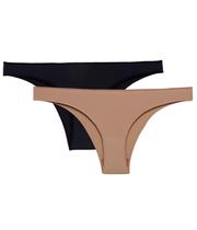 Kit 2 Calcinhas Básicas Bonjour KT3484 Tanga